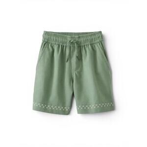 Hanna Andersson Loden Frost Boys Linen Shorts. Size 4.